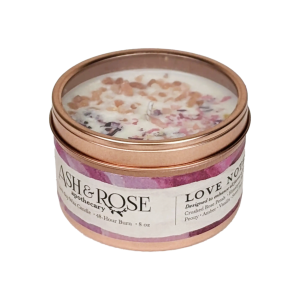 Love Notes Rose + Pink Salt Candle