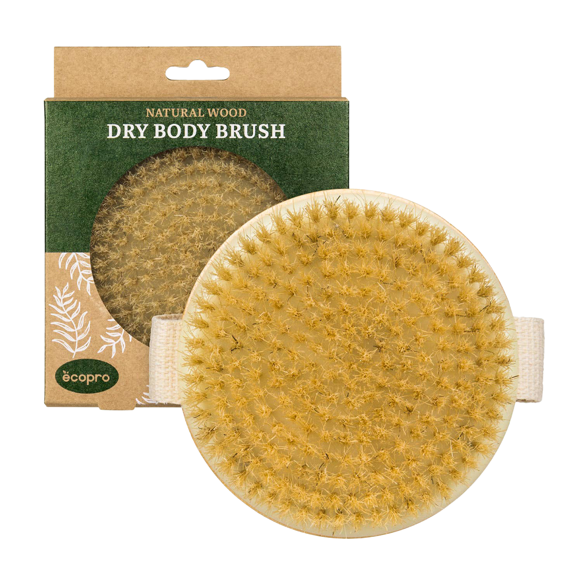 Natural Wood EcoPro Dry Body Brush Natural Wood EcoPro Dry Body Brush
